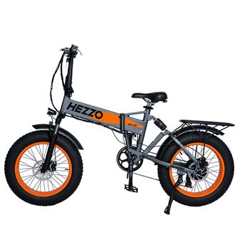 Bicicleta Elétrica Hezzo HB20 Pro | 48V | 13ah | 500W | 45km/h | Laranja - 1