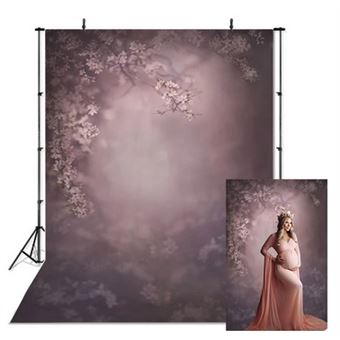Fundo para Estúdio de Fotografia fabric | 3x2m | Tecido Rosa flor - 1