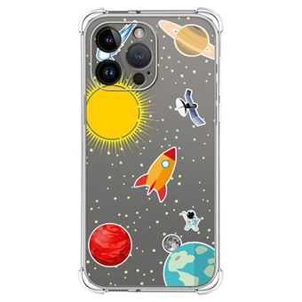 Capa Tumundosmartphone de silicone anti-choque para iPhone 14 Pro Max (6.7) design Space Drawings - 1