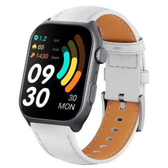 Smartwatch CHRONUS | 2,0" | IP68 | Monitor FC | Sono | Pressão | 100+ Atividades | Branco - 1