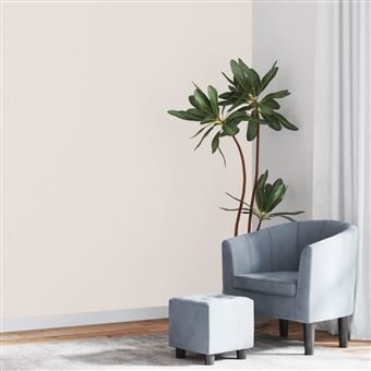 Papel parede 3D vidaXL | 10x0,53 m | tecido não-tecido bege sólido - 1