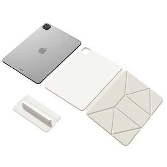 Capa Luckybutterfly para Ipad 2025 11" | Suporte Elevatório | Branco - 1