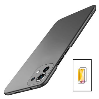 Kit Película de Vidro Temperado GorilasGlass + Capa Rígida e Fina Gift4Me para Oppo Reno8 - Preto - 1