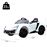 Carro Elétrico HomCom | 3-8 Anos | Controlo Remoto + MP3 + USB + Luzes + Sons | Abertura de Porta | Carga 25 kg | 118x70x50 cm - Branco_3