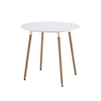 Mesa de jantar sweeek | redonda | escandinava madeira | 2 lugares | Branco - 1