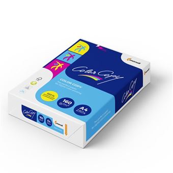 Papel para impressão antalis color copy a4 (210x297 mm) acetinado 1250 folhas branco - 1