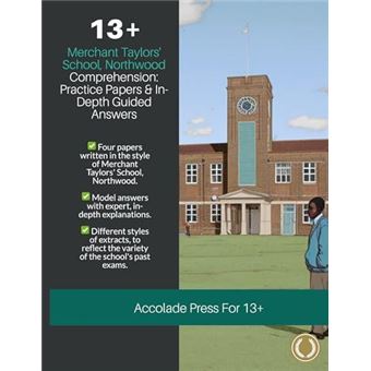 13 Comprehension Merchant Taylors School Northwood Mts Practice Papers  Indepth Guided Answers By Accolade Press Other Book - 1
