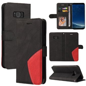 Capa Flip FLOODKING para Samsung Galaxy Samsung Galaxy S8 Plus | Couro | Porta-Cartões | Preto - 1