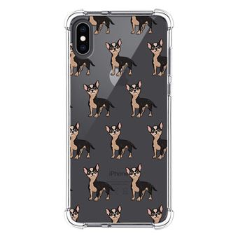 Capa Tumundosmartphone de silicone anti-choque para iPhone XS Max design Cães 11 Desenhos - 1