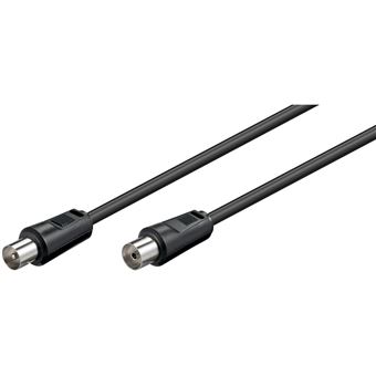 Cabo Coaxial Goobay 11509 | Preto - 1