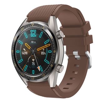 Pulseira silicone marrom para Huawei Watch GT - 1
