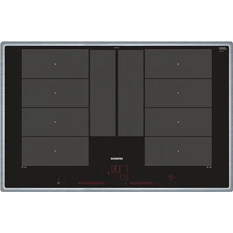 Placa de Indução Siemens EX845LYC1E | Elétrica | 79.5 cm | 4 Zonas | Aço inoxidável - 1