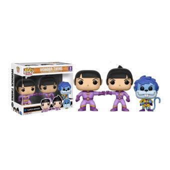 Funko Pop! DC Heroes - 3-Pack Wonder Twins Exclu Pop 10cm - 1