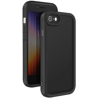 Capa Avizar para Apple iPhone SE 2022 | Silicone Preto - 1