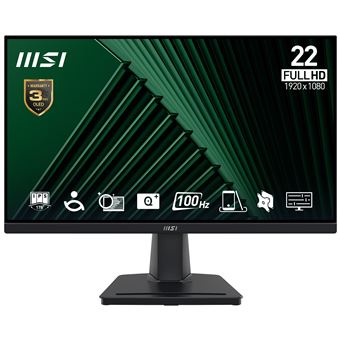 Monitor MSI PRO MP225V | LCD | FHD | 4 ms | 100 Hz | 21.4" | E - 1