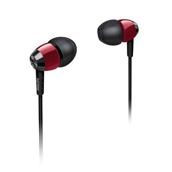 Auriculares Philips SHE7000BR/98 Preto, Vermelho