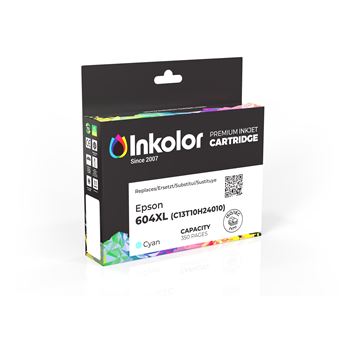 Tinteiro Inkolor® para Substituir Epson 604xl C13t10h24010 | Ciano - 1