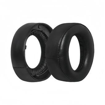 Almofadas para Auscultadores V-REEL para SONY PS5 | Preto | Couro de Ovelha - 1