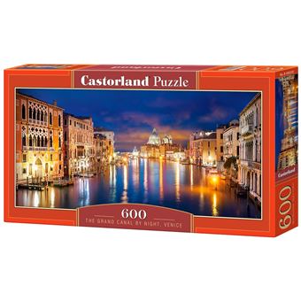 Puzzle Castorland The Grand Canal by Night, Venice 600 Peças