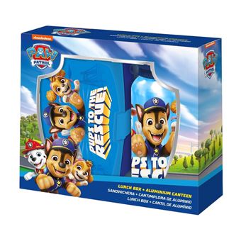 Garrafa de Alumínio 500ml + Caixa de Lanche Patrulha Pata - 1