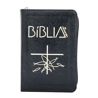 Bíblia De Aparecida Bolso Zíper Preta - 1
