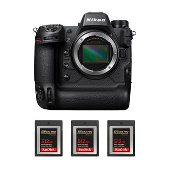 Nikon Z9 Corpo + 3 SanDisk 512GB Extreme PRO CFexpress Type B + PDF 15 Técnicas para Melhorar as suas Fotografias - 1