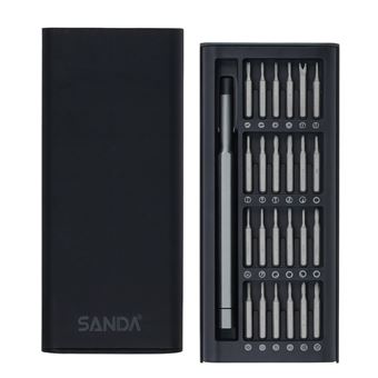 Kit de Precisão Magnética com 24 Pontas SANDA SD-3446 | Prateado - 1