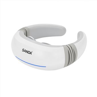Massajador de Cervical Portátil SANDA KS-8 | Branco + Cinzento - 1