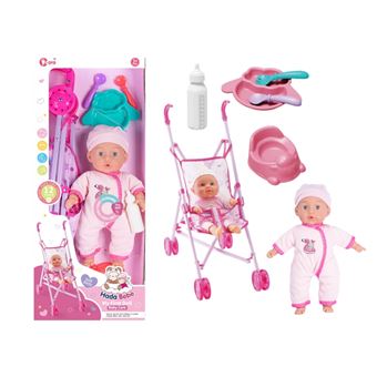 Boneca com Carrinho e Acessórios | LPM - 1