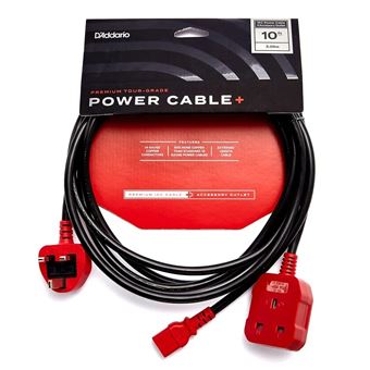 Cabo de Energia D'Addario PW-IECPG-10 | Vermelho - 1