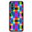 Capa Hapdey para Xiaomi Mi Note 10 - Note 10 Pro - CC9 Pro | Silicone Flexível em TPU | Design Quadrados coloridos com gotas de água - Preto_0