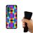 Capa Hapdey para Xiaomi Mi Note 10 - Note 10 Pro - CC9 Pro | Silicone Flexível em TPU | Design Quadrados coloridos com gotas de água - Preto_3