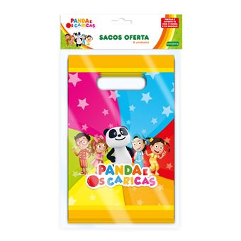 Sacos Panda e Caricas | 8 Peças