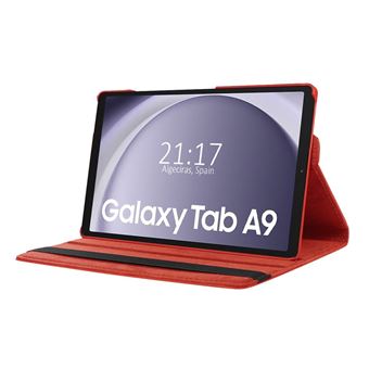 Capa TUMUNDOSMARTPHONE giratória 360 para Samsung Galaxy Tab A9 | Vermelho - 1