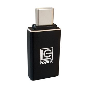 cabo de interface/adaptador de género LC-Power LC-ADA-U31C  USB C USB A Preto - 1