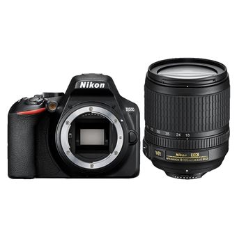 Câmara digital Nikon D3500 + AF-S 18-105 mm 1:3.5-5.6G ED VR Kit câmara SLR 24,2 MP CMOS 6000 x 4000 pixels Preto - 1