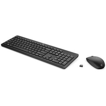 Teclado Wireless + Rato HP Conjunto de Teclado e Rato sem fios 230 | Preto - 1