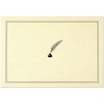 Quill Pen And Ink Note Cards (Stationery, Boxed Cards) - [Version Originale] - 1