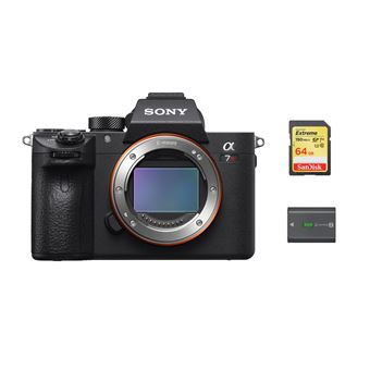 Sony A7R III Body + 64GB SD Card + NP-FZ100 Battery - 1