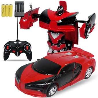 Carro Transformers Zhishang 1:18 para Crianças e Adultos | 2.4GHz | Controlo Remoto | Recarregável - Pano Vermelho - 1