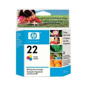 HP Cartucho N°22 - Azul, Magenta, Amarelo - 1