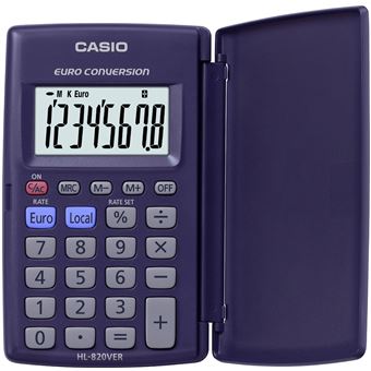 Calculadora Básica Casio HL-820VER | Azul - 1