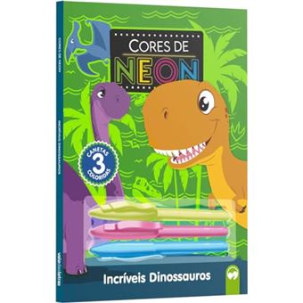 Incríveis Dinossauros: Cores De Neon - 1