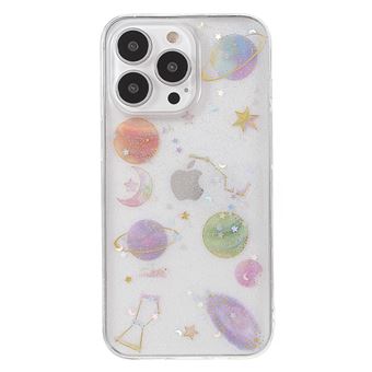 Capa e Tpu magunivers Padrão de Adesivos de Estrelas e Planetas | Anti-Riscos Transparente para Iphone 13 Pro 6.1'' - 1