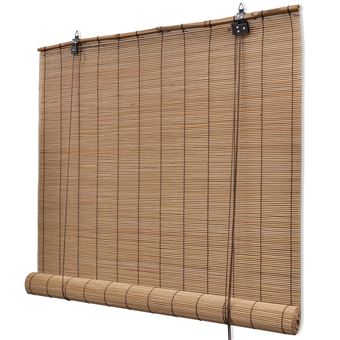 Estore de enrolar vidaXL | 150 x 220 cm | bambu castanho - 1