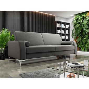 Sofá-cama moveis.pt Plano 101 | Caixa para roupa de cama | Cinzento - 1