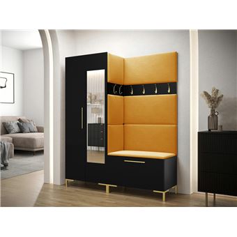 Conjunto para corredor moveis.pt Hartford F107 | Tecido | Placa de aglomerado laminado - 1