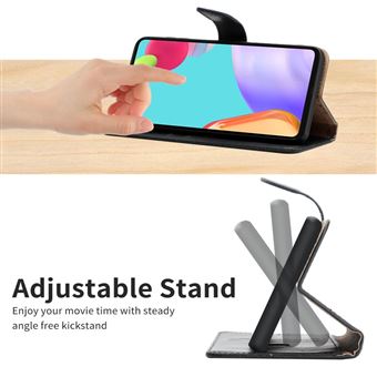 Capa de Couro Genuíno magunivers Textura de Napa Preto para Samsung Galaxy S21 + 5G - 1