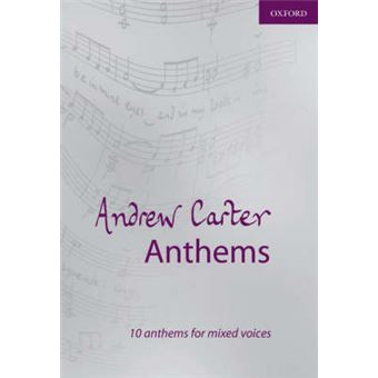 Andrew Carter Anthems - Vocal Score - Sheet music - 2002 - 1