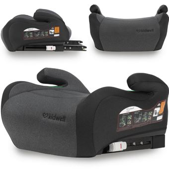 Assento I-Size Kidwell Ovan Black/Gray | 125-150cm - 1